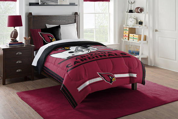 Northwest NFL Arizona Cardinals Safety Twin Comforter and Sham Set