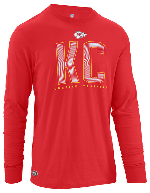 Outerstuff NFL Men's Kansas City Chiefs Record Setter Long Sleeve Tee