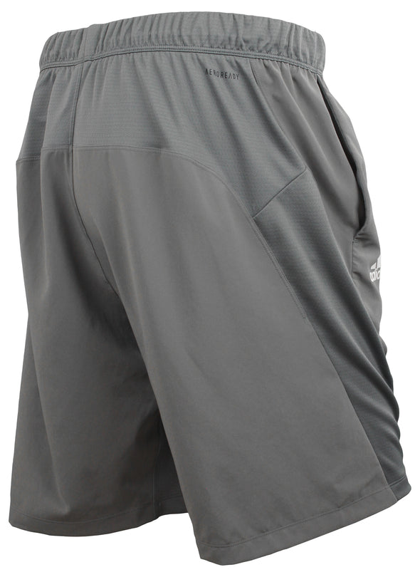 Adidas Men's Unlined Half Knit Shorts, Tegrfo/White