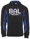 Zubaz NFL Men's  Baltimore Ravens Elevated Hoodie With Camo Lines