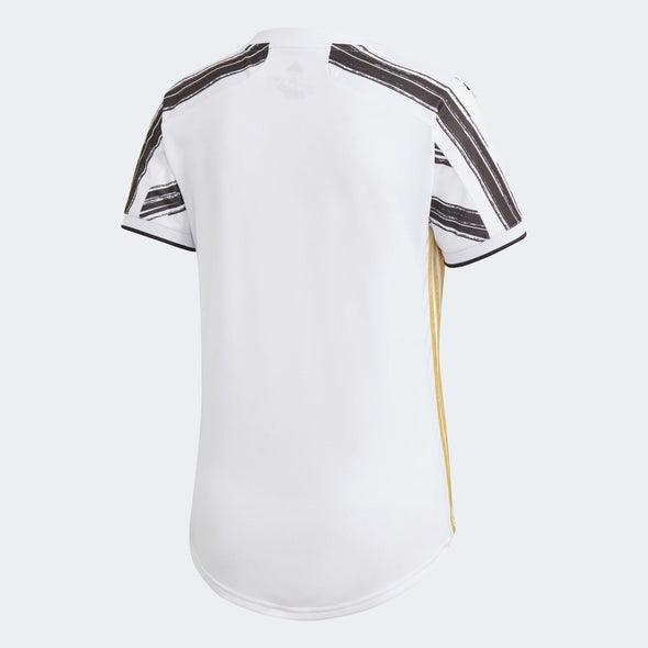 Adidas Women's Juventus 2020-21 Home Jersey, White/Black