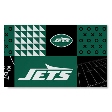 Northwest NFL New York Jets Colorblock Washable Area Living Rug, 36" x 60"