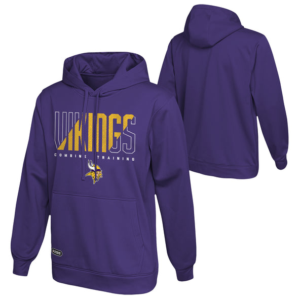 Outerstuff NFL Men's Minnesota Vikings Backfield Combine Pullover Hoodie