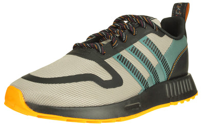 Adidas Originals Men's Multix Shoes, Light Brown/Hazy Emerald/Orange Rush