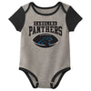 Outerstuff NFL Infant Carolina Panthers Team 3-Pack Bodysuit