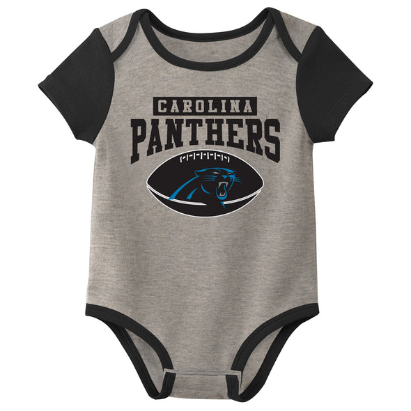 Outerstuff NFL Infant Carolina Panthers Team 3-Pack Bodysuit
