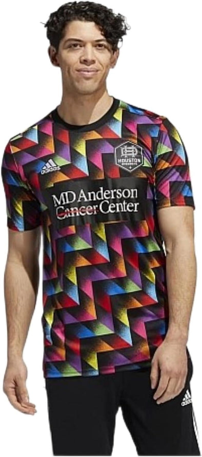 Adidas MLS Men's Houston Dynamo FC Pride Pre-Match Short Sleeve Jersey