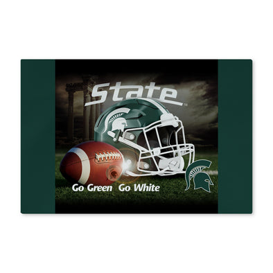 Northwest NCAA Michigan State Spartans Gameday Washable Area Floor Rug, 20" x 32"