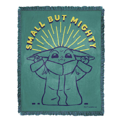 Northwest Star Wars The Mandolorian Small But Mighty Throw Blanket, 46"x60"