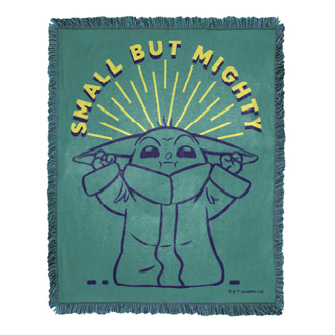 Northwest Star Wars The Mandolorian Small But Mighty Throw Blanket, 46"x60"