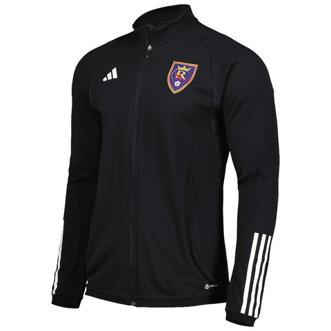 Adidas Men's MLS Real Salt Lake On-Field AEROREADY Full Zip Training Jacket, Black