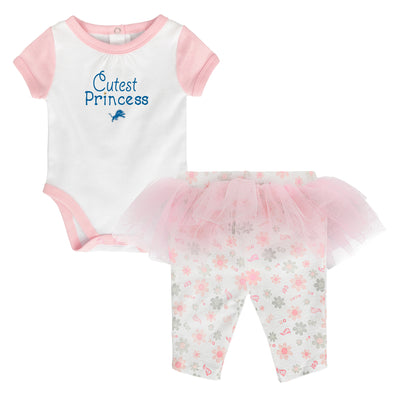 Outerstuff NFL Newborn Detroit Lions Cute Princess Tutu Set