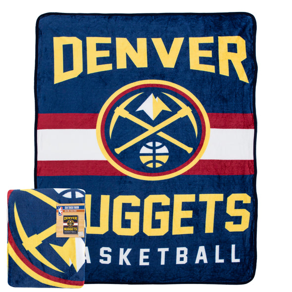 Northwest NBA Denver Nuggets Singular Silk Touch Throw Blanket, 45 X 60