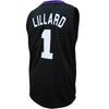 Original Retro Brand NCAA Men's Weber State Wildcats #1 Damian Lillard Tackle Twill Jersey, Black