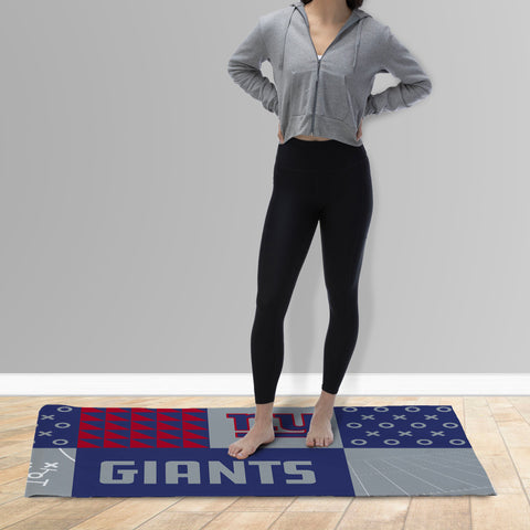 Northwest NFL New York Giants Colorblock Washable Area Living Rug, 36" X 60"