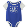 Outerstuff NFL Infant Unisex Los Angeles Rams Variety 3-Pack Set