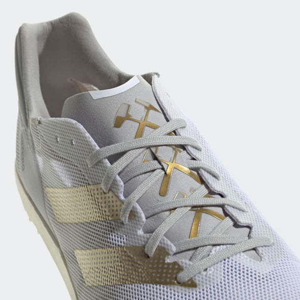 Adidas Unisex Adizero Avanti TYO Tinman Elite Shoes, Cloud White/Gold Metallic/Grey Two