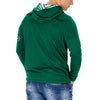 Zubaz NFL Men's Light Weight Team Color Hoodie With 3 Tone Zebra Lined Hood, Great Play Logo, New York Jets