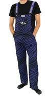 Zubaz NFL Unisex Zebra Lightweight Bib, Baltimore Ravens