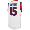Original Retro Brand NCAA Men's Syracuse Orange #15 Carmelo Anthony Tackle Twill Jersey, White