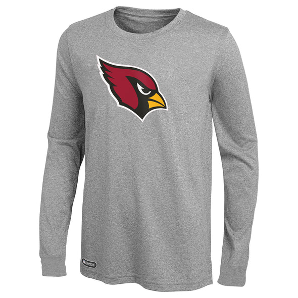 Outerstuff NFL Men's Arizona Cardinals Primary Stadium Logo Long Sleeve Tee