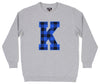 FISLL NBA Men's New York Knicks Sweatshirt Top, Gray
