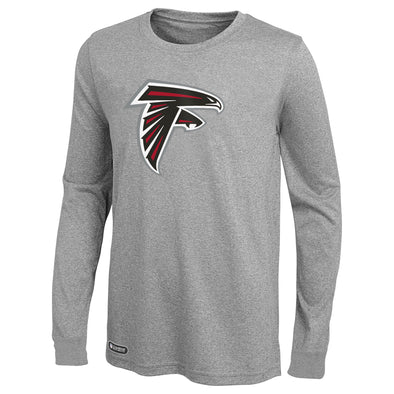 Outerstuff NFL Men's Atlanta Falcons Primary Stadium Logo Long Sleeve Tee