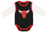 Outerstuff NBA Infant Chicago Bulls Bodysuit and Pant Set, Red/Black