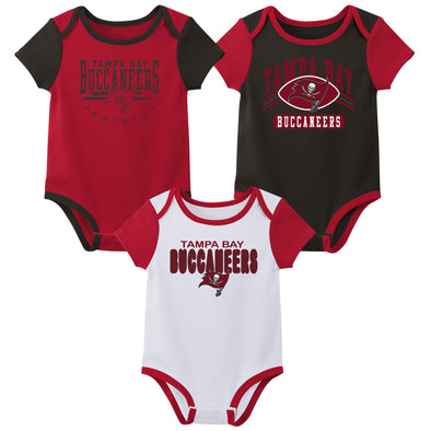 Outerstuff NFL Infant Unisex Tampa Bay Buccaneers Variety 3-Pack Set