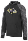 Zubaz NFL Men's Baltimore Ravens Elevated Logo Viper Hoodie
