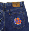 FISLL NBA Men's New York Knicks Jeans with Distressed Claw Marks