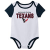 Outerstuff NFL Infant Unisex Houston Texans Variety 3-Pack Set