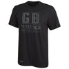 Outerstuff NFL Men's Green Bay Packers Covert Grey On Black Performance T-Shirt