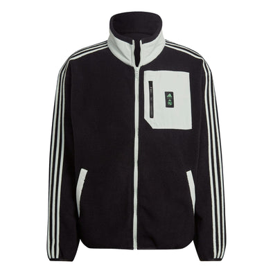 Adidas Men's Real Madrid Lifestyler Fleece Jacket, Black