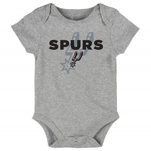 Outerstuff NBA Newborn San Antonio Spurs Basketball Baby 3-Pack Bodysuit Set