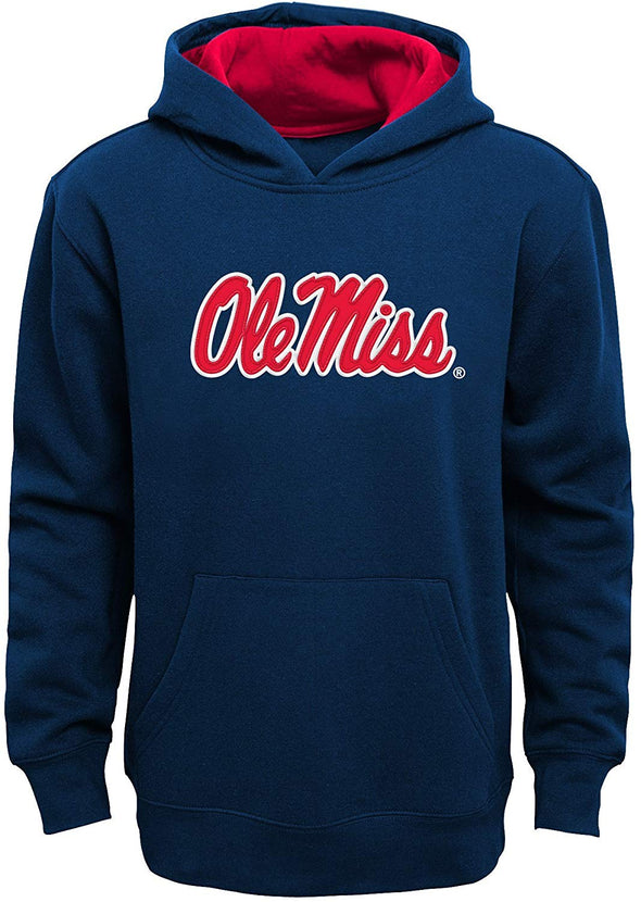 Outerstuff NCAA Kids Boys Ole Miss Rebels Prime Fleece Pullover Hoodie