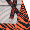 Zubaz NFL Unisex Zebra Lightweight Bib, Cincinnati Bengals