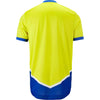 Adidas Men's Juventus 21/22 Third Authentic Jersey, Shock Yellow/Hi-Res Blue