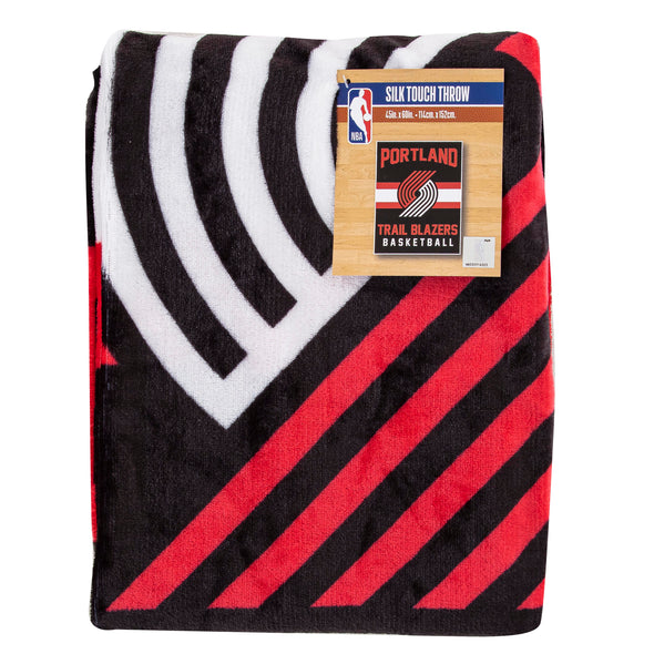 Northwest NBA Portland Trail Blazers Singular Silk Touch Throw Blanket, 45 X 60