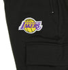 FISLL NBA Men's Los Angeles Lakers Cargo Jogger Pants, Black