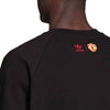 Adidas Originals Men's Manchester United Retro Logo Crew Sweatshirt, Black