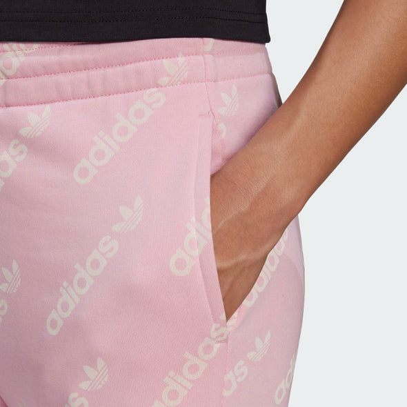 Adidas Women's Monogram Track Pants, True Pink