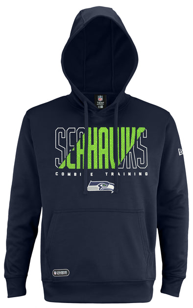 New Era NFL Men's Seattle Seahawks Pullover Performance Fleece Hoodie