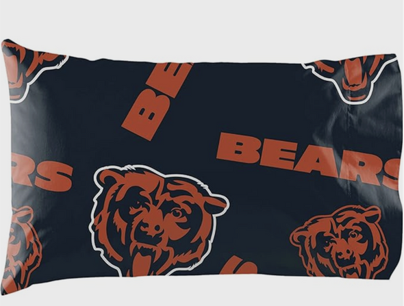 Northwest NFL Chicago Bears Rotary Twin Bed In Bag Set