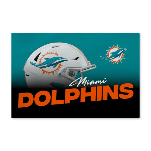 Northwest NFL Miami Dolphins Headspace Washable Area Floor Rug, 20" x 32"