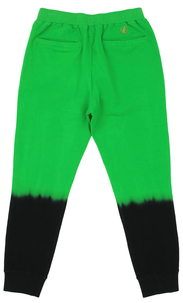 FISLL NBA Men's Boston Celtics Black Dipdye Jogger, Green