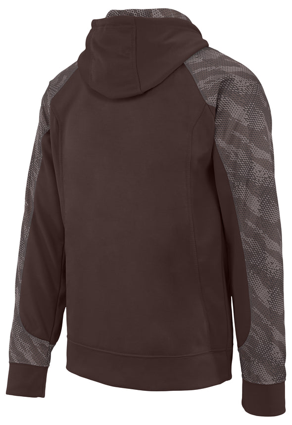 Zubaz NFL Men's Cleveland Browns Elevated Logo Viper Hoodie