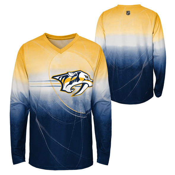 Outerstuff NHL Youth Boys Nashville Predators Break Away Sublimation T-Shirt