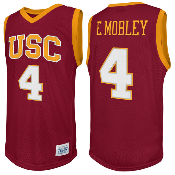 Original Retro Brand NCAA Men's USC Trojans #4 Evan Mobley Tackle Twill Jersey