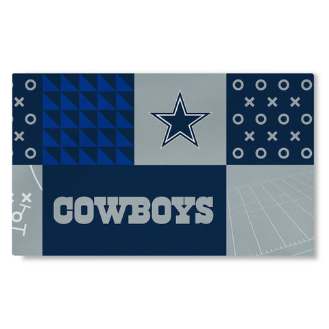 Northwest NFL Dallas Cowboys Colorblock Washable Area Living Rug, 36" X 60"